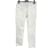 PACO RABANNE Jeans-T.fr 38 Baumwolle Weiß  ref.855227