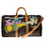 Louis Vuitton Keepall travel bag 50 CUSTOMIZED SHOULDER STRAP "PINK PANTHER SPIRIT"-100928 Brown Cloth  ref.855291