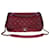 Timeless CHANEL CLASSIC FLAP BAG CROSSBODY BAG IN AMARANTE QUILTED LAMB LEATHER -100412 Red  ref.855308