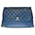 Sac Chanel Timeless/Classic in Blue Leather - 100093  ref.855311