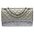 Mademoiselle Chanel Bag 2.55 in Silver Leather - 100179 Silvery  ref.855315