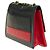 Mademoiselle Chanel BANDOLERA TRAPEZOIDAL DE PIEL MARINO/ROJO-121278018 Roja Azul marino - vista 5
