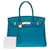 Hermès HERMES BIRKIN BAG 30 in Blue Leather - 100992  ref.855356