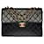 CHANEL TIMELESS JUMBO SINGLE FLAP BAG CROSSBODY BAG IN BLACK QUILTED LAMB LEATHER - 100405  ref.855371