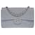 Sac Chanel Timeless/Classic Blue Cotton - 100444  ref.855391