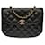 Timeless Chanel CLASSIC FLAP BAG CROSSBODY BAG AUS SCHWARZ GESTEPPTEM LAMMLEDER -100387  ref.855393