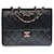 Timeless CHANEL CLASSIC FLAP BAG CROSSBODY BAG IN BLACK QUILTED LAMB LEATHER -100519  ref.855406