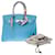 Hermès Birkin handbag 30 candy in celeste epsom/mykonos-101084-100956 Blue Leather  ref.855419