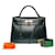Hermès Hermes Kelly bag 32 in Green Leather - 100858  ref.855443