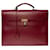 Hermès valigetta kelly spedisce in scatola rossa h-101125 Rosso Bordò Pelle  ref.855508
