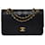 CHANEL TIMELESS MEDIUM lined FLAP CROSSBODY BAG IN BLACK QUILTED LAMB LEATHER - 100586  ref.855519