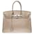 Hermès Hermes Birkin Tasche 35 aus grauem Leder - 100665  ref.855541