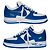 Scarpa LOUIS VUITTON in Pelle Blu - 100698 - vista 3