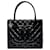 Medaillon CHANEL MEDALLION TOTE BAG IN BLACK QUILTED PATENT LEATHER100730  ref.855579