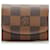 Louis Vuitton Brown Damier Ebene Cufflinks Holder Cloth  ref.856149