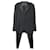 Ensemble blazer et pantalon Prada à boutonnage simple en laine noire  ref.856460