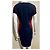 Diane Von Furstenberg Abito illusione sottile DvF Dayton Bordò Blu navy - vista 3