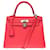 Hermès Hermes Kelly Tasche 25 aus rosafarbenem Leder - 101134 Pink  ref.857053