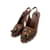 GUCCI  Heels T.eu 37.5 Leather Camel  ref.857127