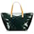 Louis Vuitton Green Vernis Bellevue PM Dark green Leather  ref.857433