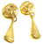 Brinco CHANEL Swing Gold CC Auth yk6255 Dourado Metal  ref.857552