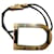 Beautiful Delvaux golden bracelet Brown Gold hardware Cotton Steel  ref.857807