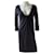 Diane Von Furstenberg Vestido recto de lana Elena gris oscuro de DvF Gris antracita  ref.857814