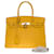Hermès Hermes Birkin Tasche 30 aus gelbem Leder - 101104  ref.857853
