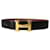 Cintura Hermès Constance in pelle bicolore 80 cm Nero  ref.857899