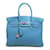 Hermès Birkin de Togo 35 027767CK Azul Cuero Becerro  ref.857920