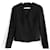 Dolce & Gabbana Veste noire bordée de franges Blazer Laine  ref.858529