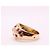 Autre Marque Anello a sfera chiamato costellation ruby incastonato in oro giallo 750%O Rosso Gold hardware - vista 5