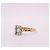 Autre Marque Anello con acquamarina in oro giallo 750%O Blu chiaro Gold hardware - vista 6