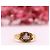 Autre Marque anello con sigillo dell'anno 1940 con un diamante in oro rosa 750%O Gold hardware - vista 2