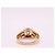 Autre Marque anello con sigillo dell'anno 1940 con un diamante in oro rosa 750%O Gold hardware - vista 9