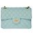 Chanel BORSA A TRACOLLA SENZA TEMPO 23 foderato in pelle verde acqua101096 - vista 2