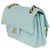 Chanel BORSA A TRACOLLA SENZA TEMPO 23 foderato in pelle verde acqua101096 - vista 3