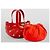 Borsa a mano Bottega Veneta The Shell in pelle traforata rossa Rosso - vista 2