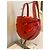 Borsa a mano Bottega Veneta The Shell in pelle traforata rossa Rosso - vista 3