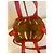 Borsa a mano Bottega Veneta The Shell in pelle traforata rossa Rosso - vista 5