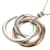 Tiffany & Co 1837 Interlocking Circles Pendant Necklace Silvery Silver Metal  ref.858718