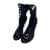 GIANVITO ROSSI  Boots T.eu 38.5 Suede Black  ref.858805