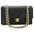 Classique Chanel Double Flap Cuir Noir  ref.858968