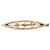 Autre Marque Broche Art Nouveau motif feuillage et perles fines or jaune 750%o Bijouterie dorée  ref.859395