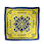 Hermès HERMES  Silk handkerchief T.  silk Yellow  ref.859431