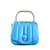 Bulgari BVLGARI  Handbags T.  Leather Blue  ref.859471