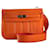 Kelly Hermès HERMES  Handbags T.  Leather Orange  ref.859515