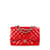 Classique CHANEL Sacs T.  cuir de vachette Rouge  ref.859703