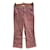 ISABEL MARANT ETOILE Jeans T.fr 36 Baumwolle Pink  ref.859864