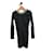 BALMAIN  Dresses T.International XS Cotton Black  ref.859960